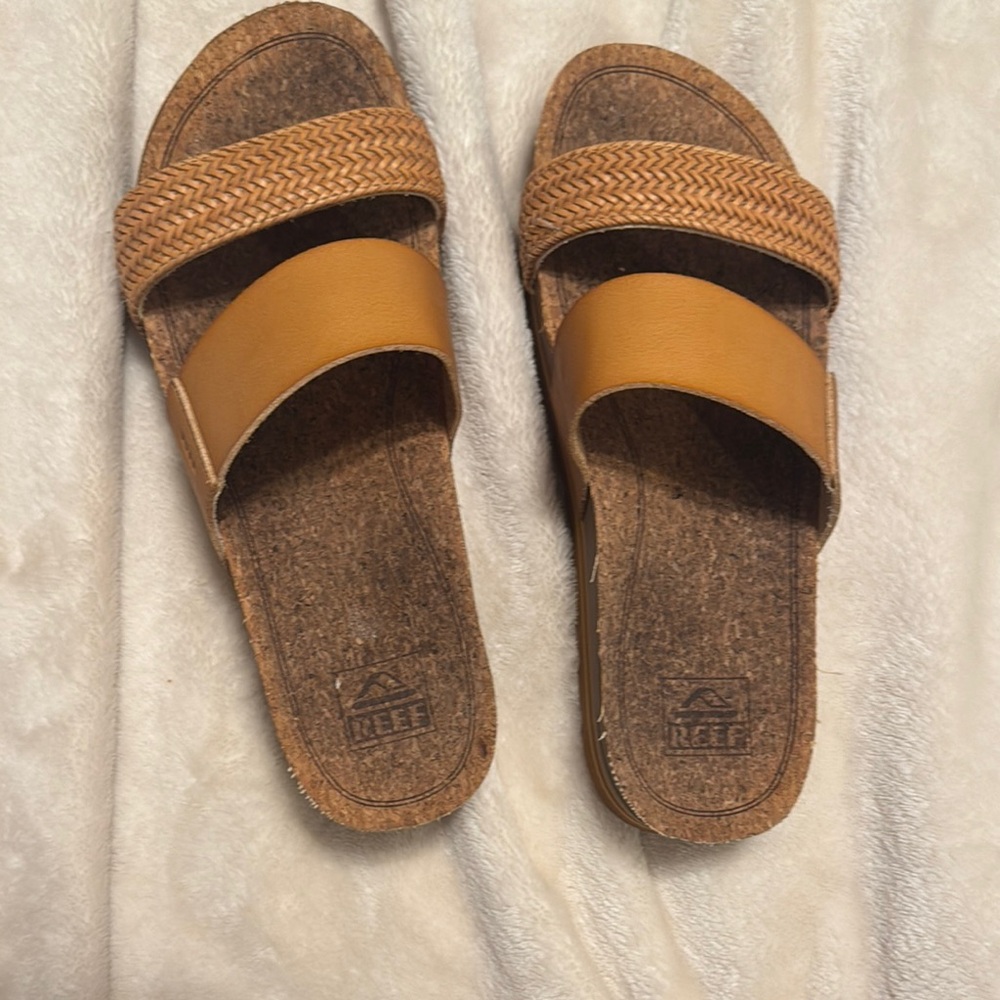 Reef Women's Brown Slide Sandals